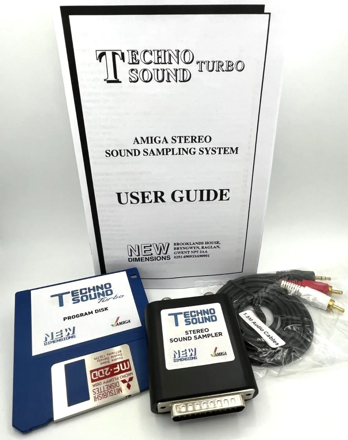 Technosound Turbo Sound Sampler for Commodore Amiga - Black Case image 1